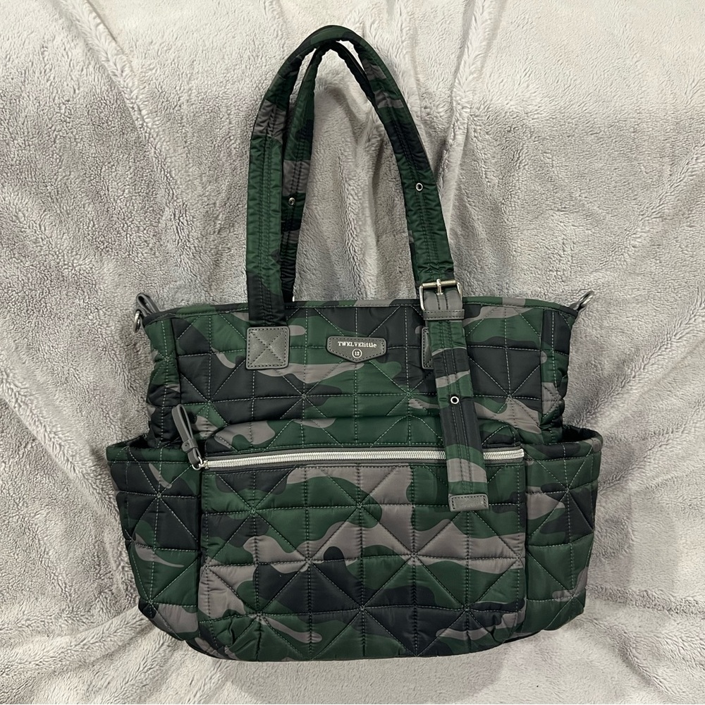 TWELVElittle Carry Love Diaper Bag Tote 3.0 in Camo